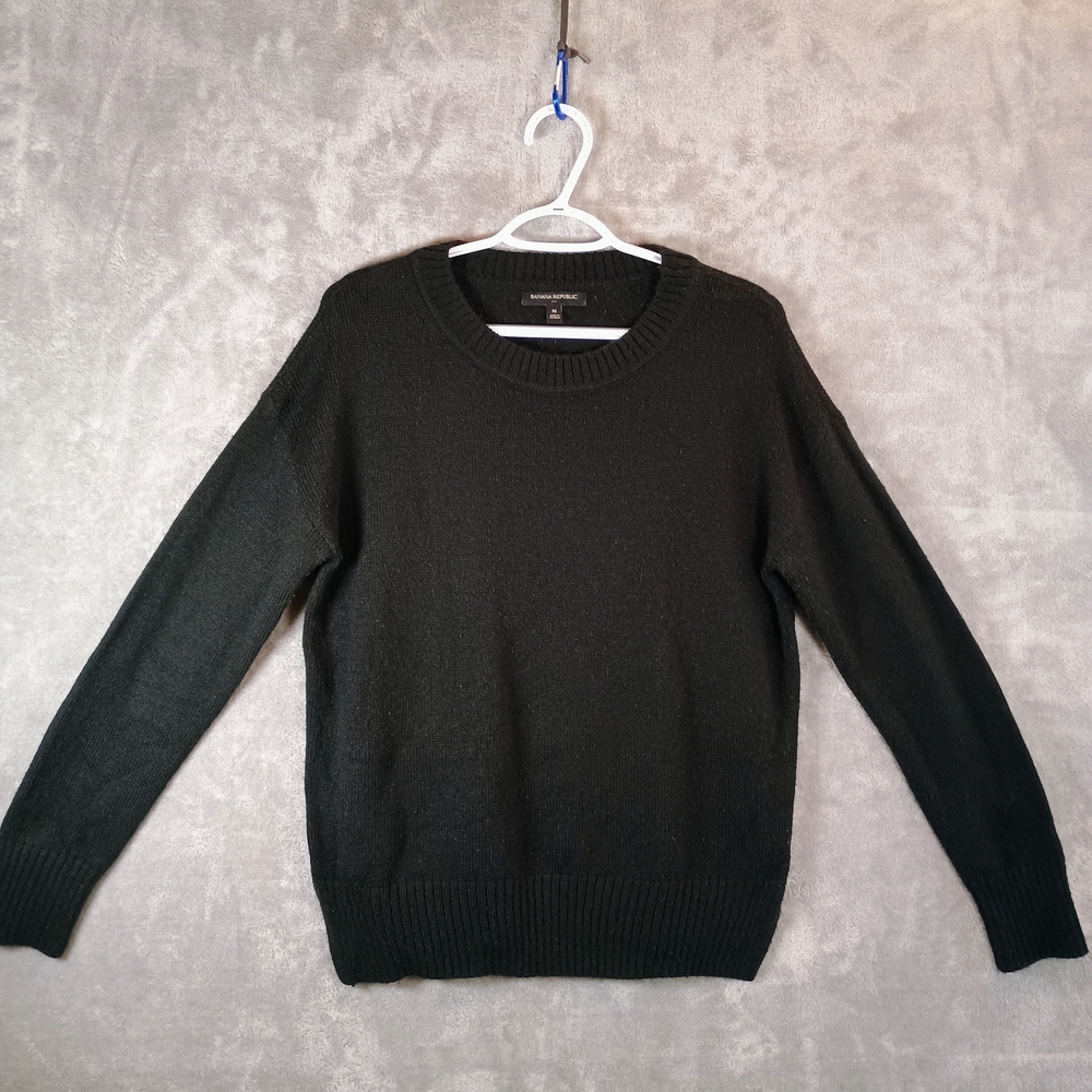 Banana Republic Black Crewneck Sweater - Women's Medium